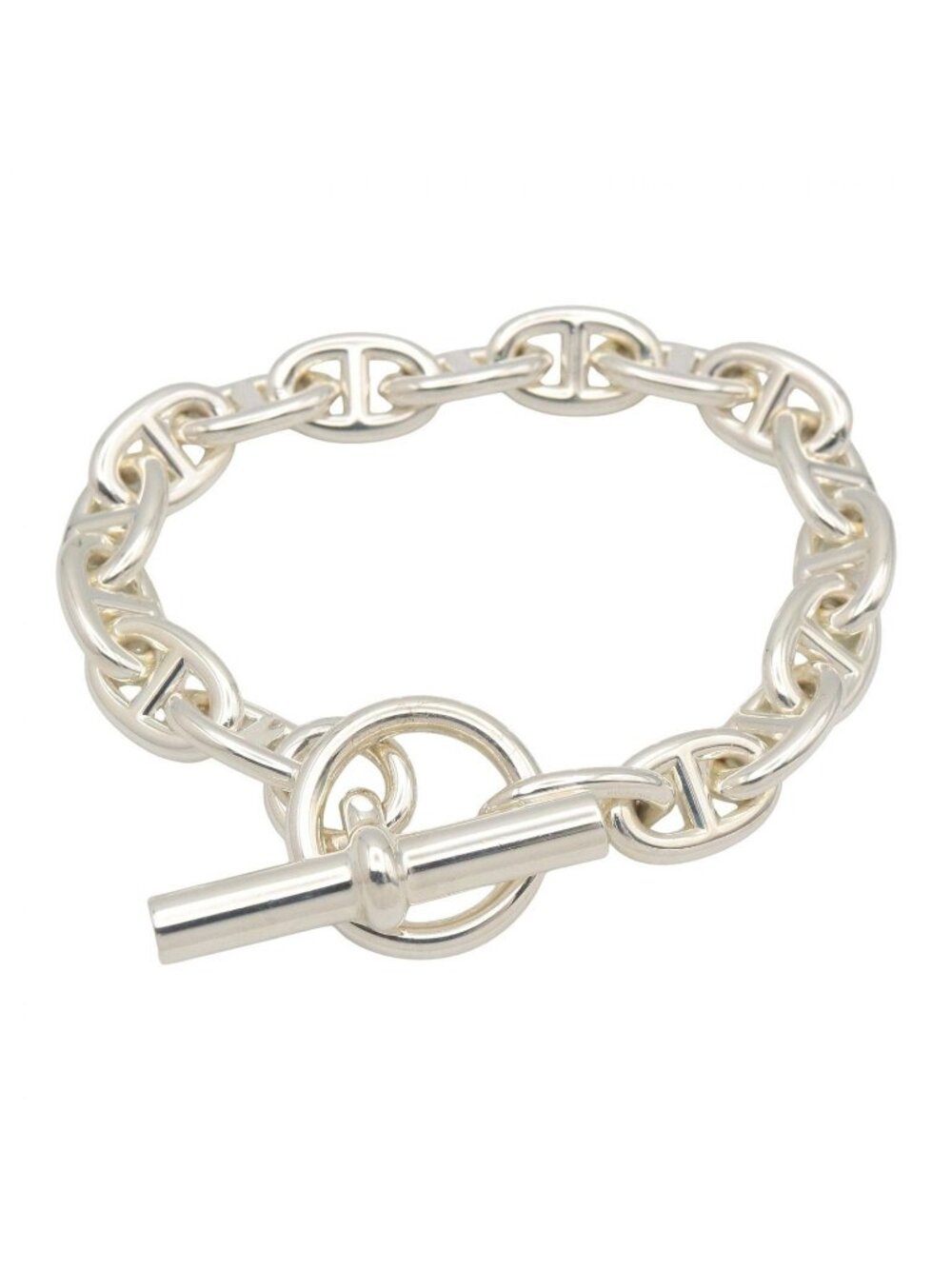Hermes Bracelet Chaine D'ancre PM 14.5 925 Sterling Silver
